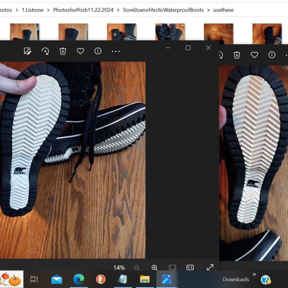 Sorel Joan of Arctic Women's Waterproof Black Suede Faux Fur-Lined Boot Size 9 - Picture 14 of 16